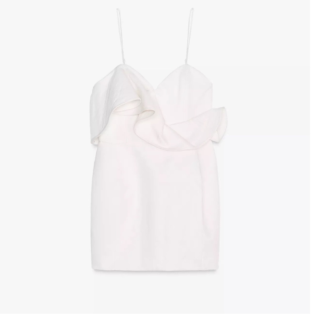 NWT ZARA VOLUMINOUS SHORT DRESS ZW COLLECTION - Picture 4 of 16
